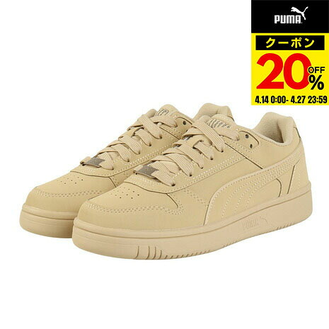 【20％OFFクーポン対象！4/27まで】プーマ（PUMA）（メンズ、レディース）スニーカー スポーツシューズ リバウンド ジョイ ロウ ワイド ベージュ 40614802 カジュアル シューズ