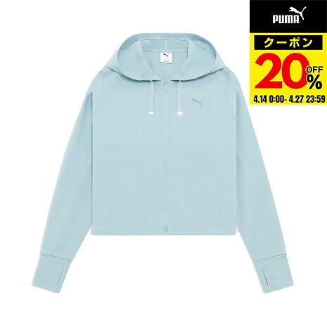 【20％OFFクーポン対象！4/27まで】プーマ（PUMA）（レディース）ESS エレベーテッド クール フルジップフーディ 693765 47 BGRY