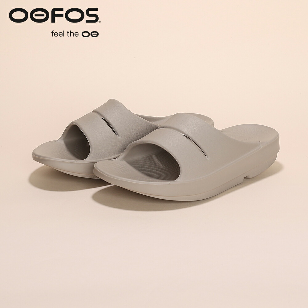 ウーフォス（OOFOS）（メンズ、レディース）リカバリーサンダル Ooahh ウーアー ベージュ 2000020102222 リカバリーサンダル