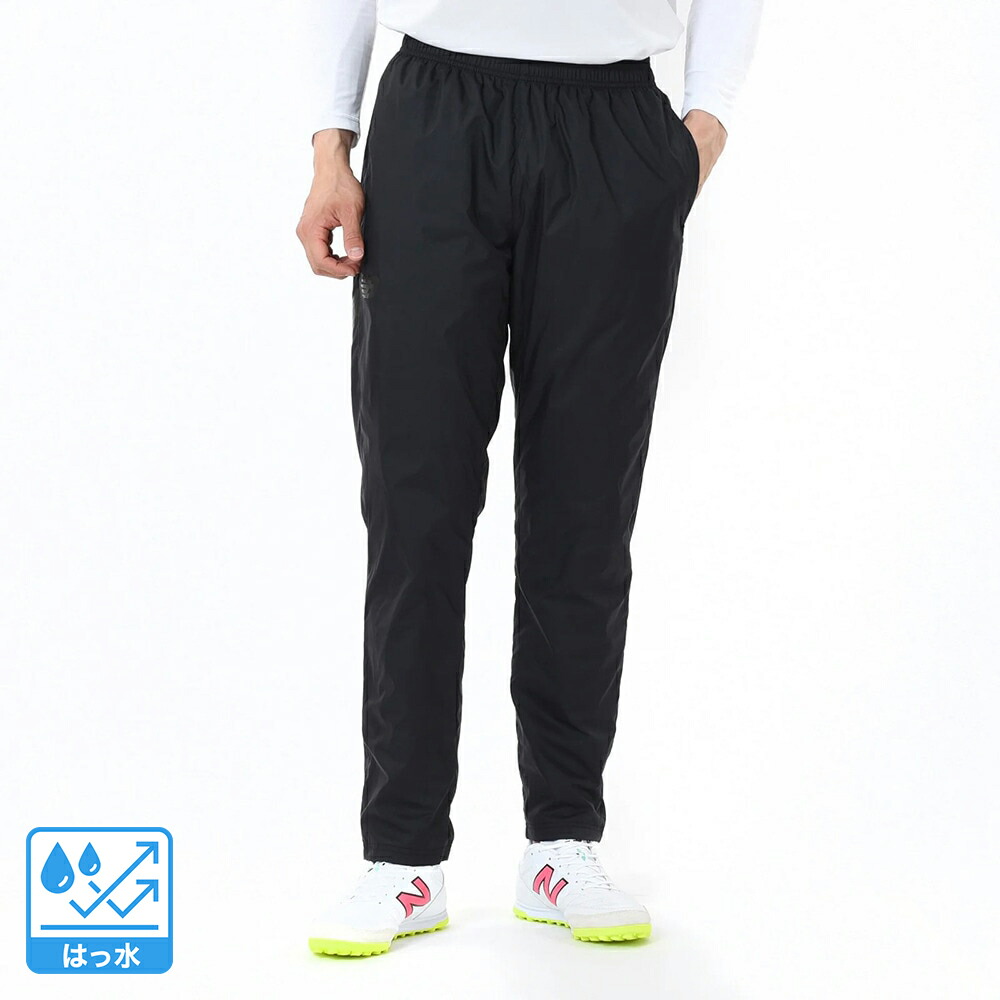 【ポイント10倍！要エントリー★4/7 00:00-4/10 01:59まで】ニューバランス（new balance）（メンズ）Black Out Collection ウーブンパンツ 裏起毛 AMP45283BK