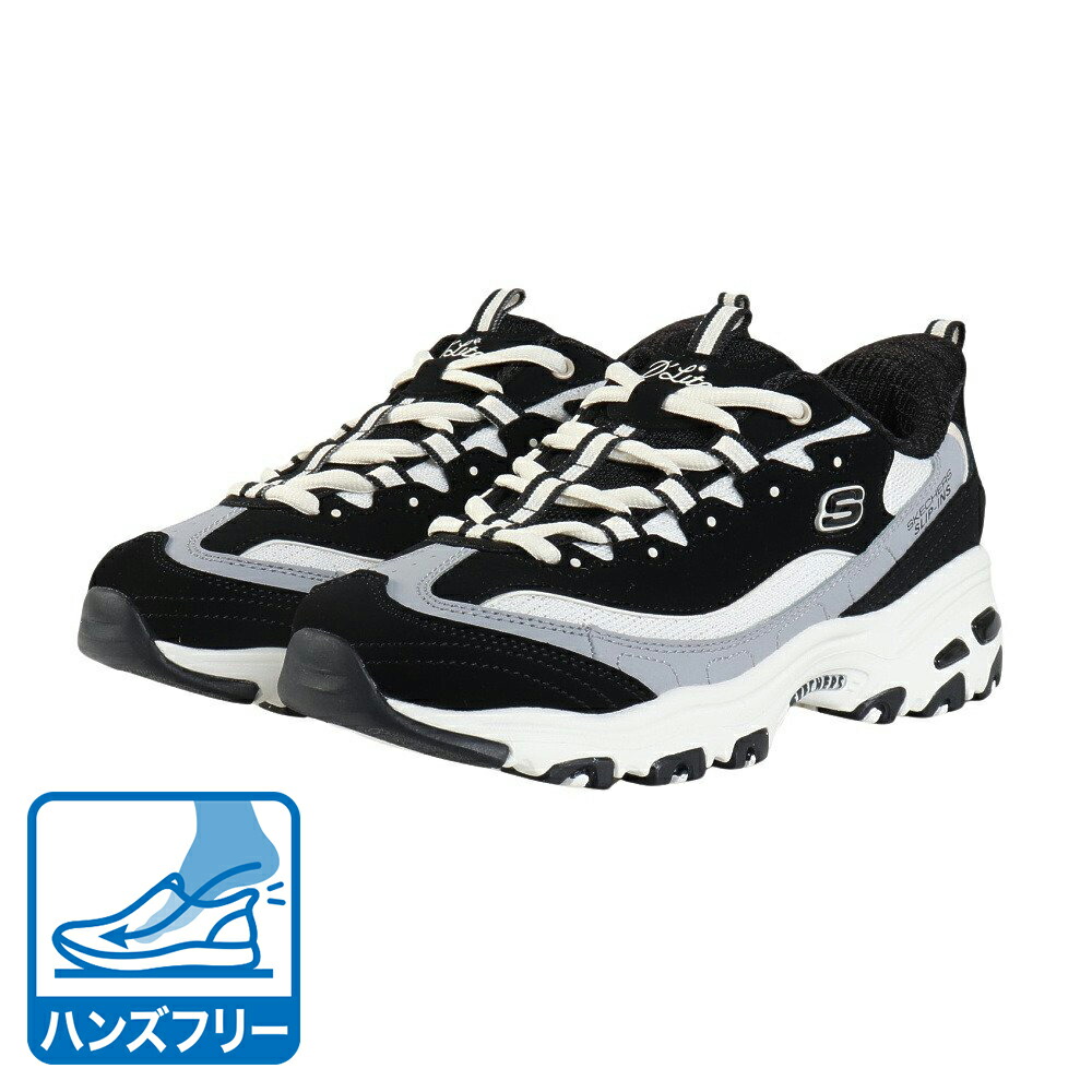 スケッチャーズ（SKECHERS）（レディース）カジュアルシューズ スリップインズ ディーライツ スムース ノスタルジア 150537-BKNT｜SuperSportsXEBIO支店