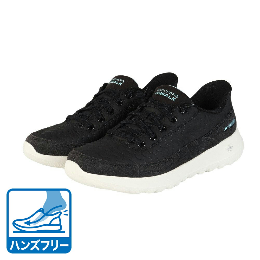 スケッチャーズ（SKECHERS）（レディース）ウォーキングシューズ スリップインズ ゴーウォーク JOY ブラック ホワイト 125708-BLK｜SuperSportsXEBIO支店
