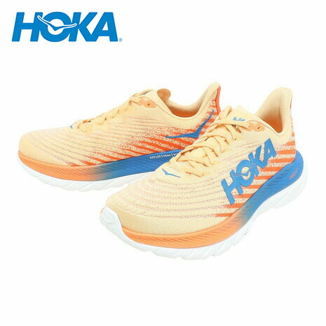 【楽天市場】ホカ（HOKA）（メンズ）ランニングシューズ マッハ 5 MACH 5 オレンジ ブルー 1127893-IVOR スニーカー