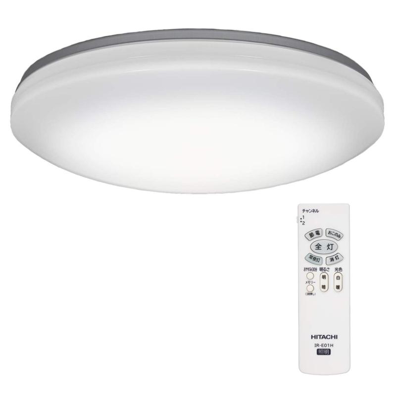 20畳【カバーなし】HITACHI LEDシーリングLEC-AH2010PH 11畳の部屋に20畳用シーリングライトを付けてみた！日立LEC-AH2010PH