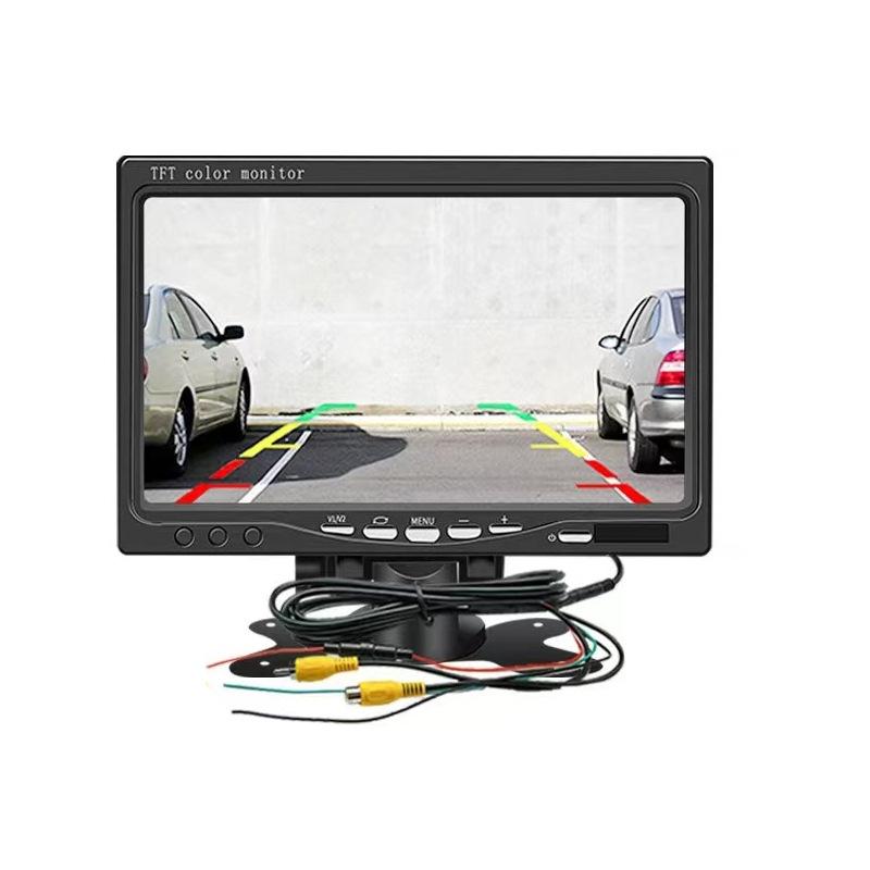 車載 倒車 ディスプレイ 高清 7インチ 液晶 画面 AHD トラック 大型車 後方 映像 12v 24v｜SUPERYOU 12,811円