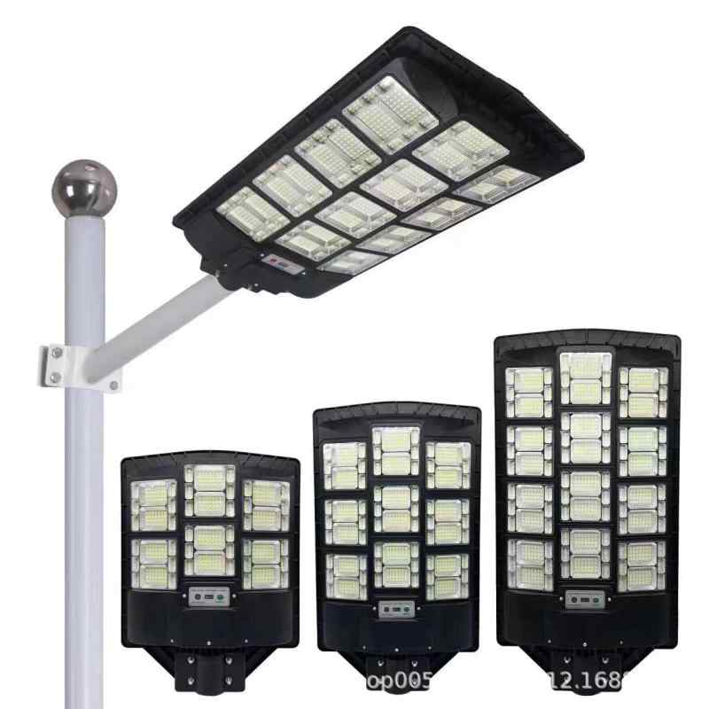 LED 太陽光発電 路灯 屋外 庭園 照明 ランプヘッド IP65 防水 5730 光源 600W 800W 1000W 遥控 連続照明 12-16時間|SUPERYOU
