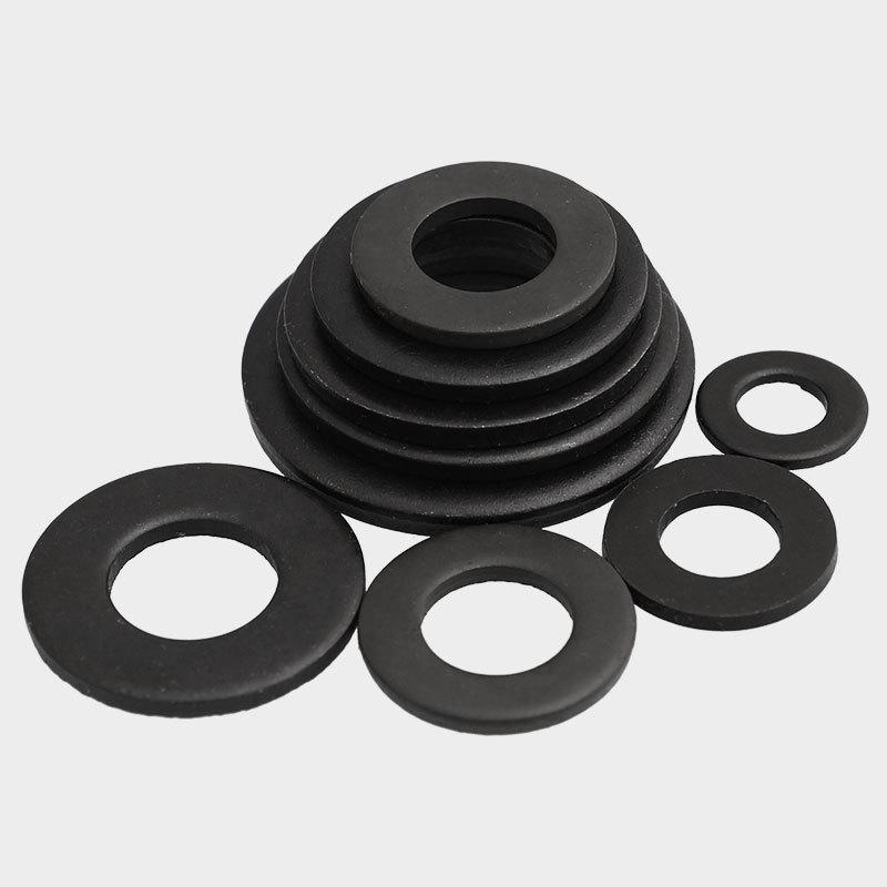 平?圈 黒 304 不?? 超薄 厚手 加? M3 M4 M5 M8 M10 黒亜鉛メッキ ワッシャー スペーサー DIY 工具 五金 ネジ 固定 部品 薄型 大型 強化 耐久 工業用 建築用｜SUPERYOU