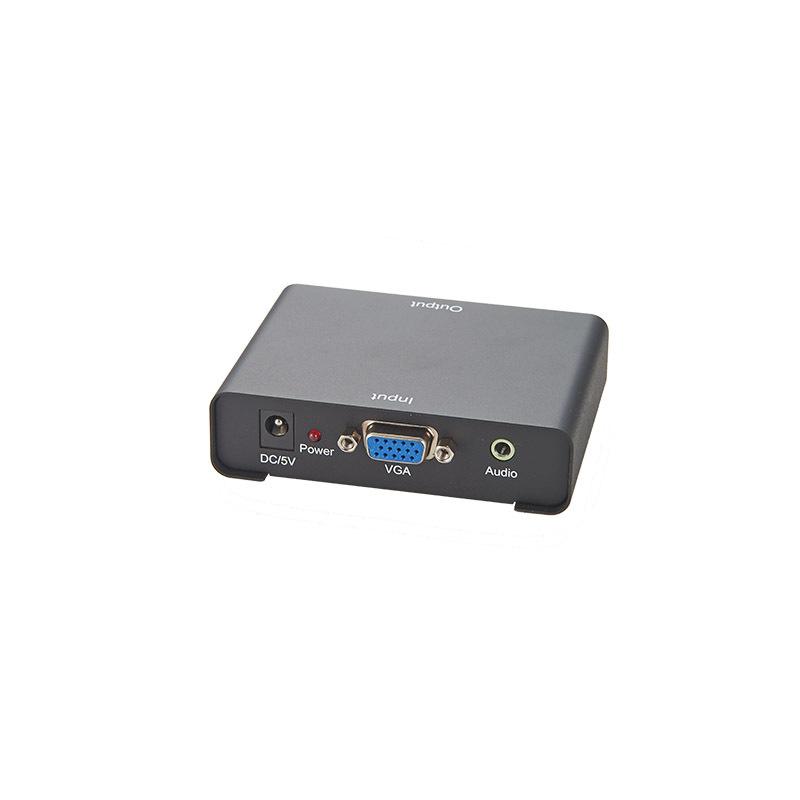 VGA HDMI取り替えっこ 2分かちあう HDMIスプリッター VGA to HDMI変換器 デュアル最終生産物 高解像力