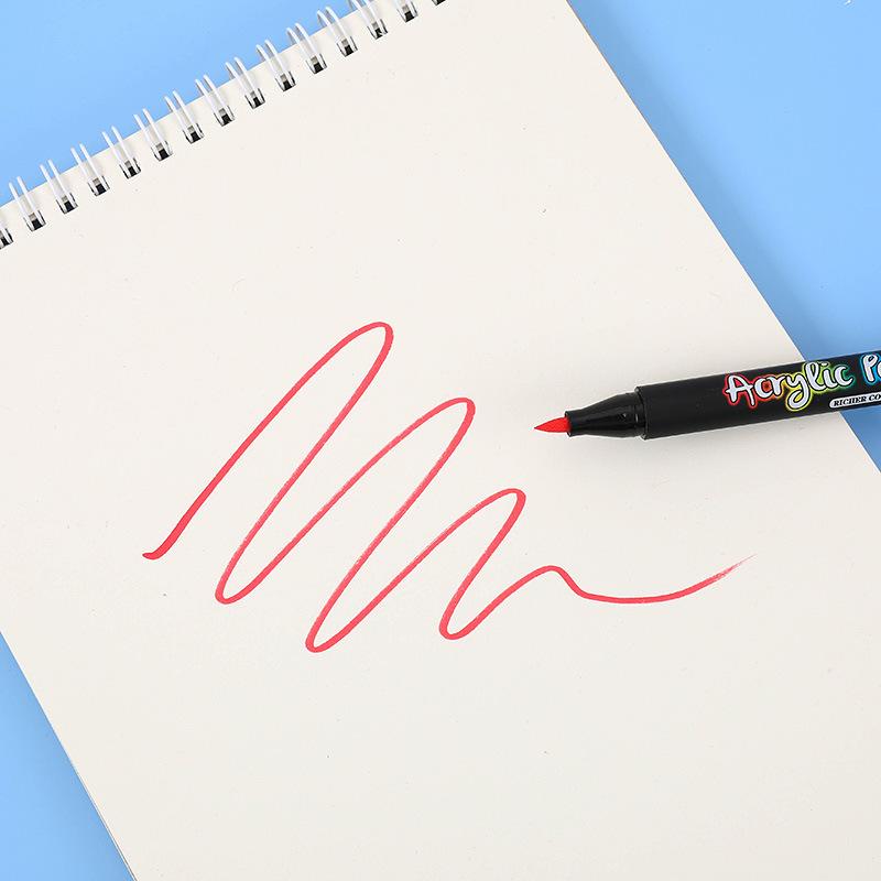 アクリル樹脂目じるし 学習者 墨付き 落書き 有待 ペンキ塗り 筆 仕掛ける 100色 60色 48色 36色 24色 12色 ホンブルグ帽尖端 直液式 図面 塗り付ける 筆 DIY