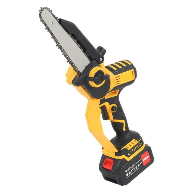 チェーンソー 申し受ける式 電動 大工仕事 伐木 21V 8in チェーン店 アロイ鋼 申し受ける器 可塑性物質入れもの 嘱する