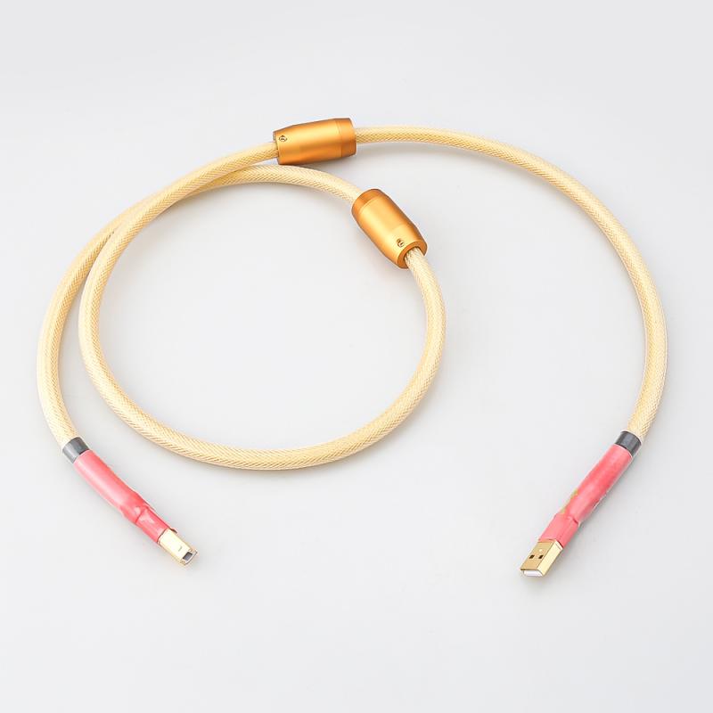 オーディオ線 メンズ レディース 銀メッキ USB A B 高忠実度 デコード 響き 電子計算機 繋ぎ合わせる 銀メッキ線芯  耐久性 0.5m 0.75m 1m 1.5m 2m