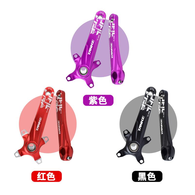 自転車 部品 クランク アルミ合金 ブラック レッド|SUPERYOU