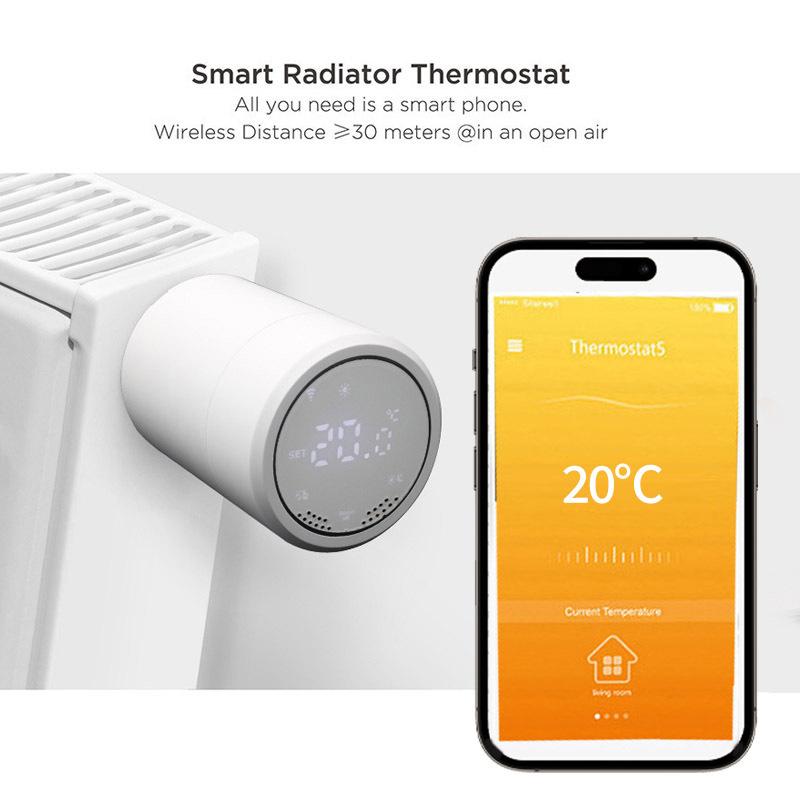 暖房 バルブ 温控 インテリジェント 温度 調整 ラジエーター 電磁 直通 メンズ レディース オールシーズン アプリ 制御 スマート ホーム インテリア 暖房 装置 省エネ 環境 制御 バルブ 温度 調節 インテリジェント スマート システム アプリ ｜SUPERYOU