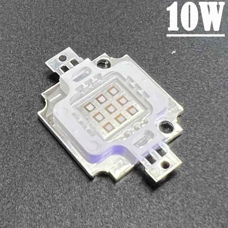 UV LED 手当て 紫外線 固くなる用 365-370NM 10W 20W 30W 50W 100W 高最終生産物 銅 基板 120度 発しる 能率 10ルーメン W