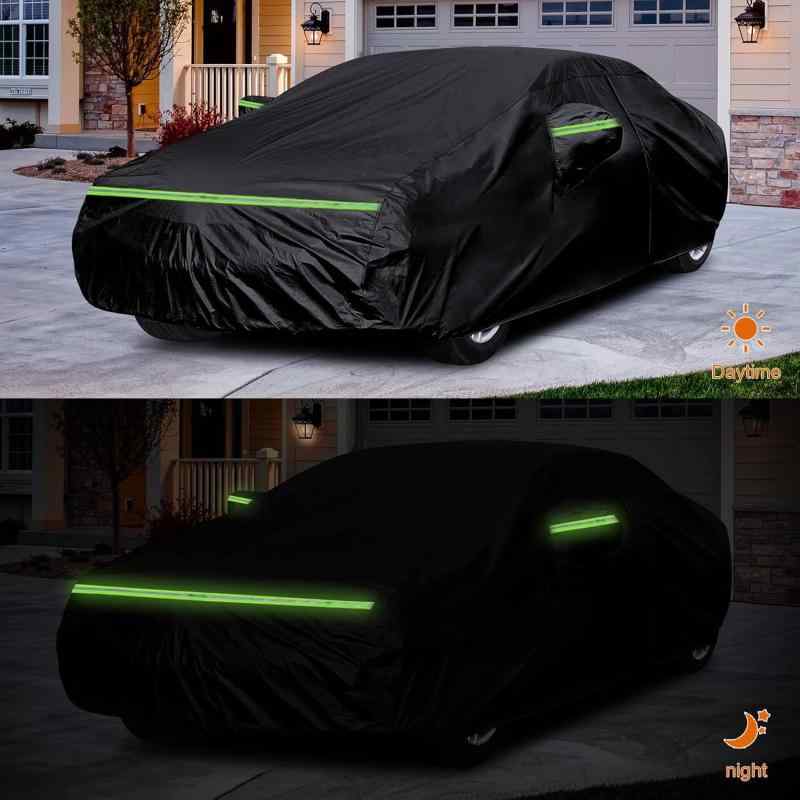 自動車 カバー 車 ボディカバー 牛津布 防水 防塵 防雪 黒 オールシーズン｜SUPERYOU