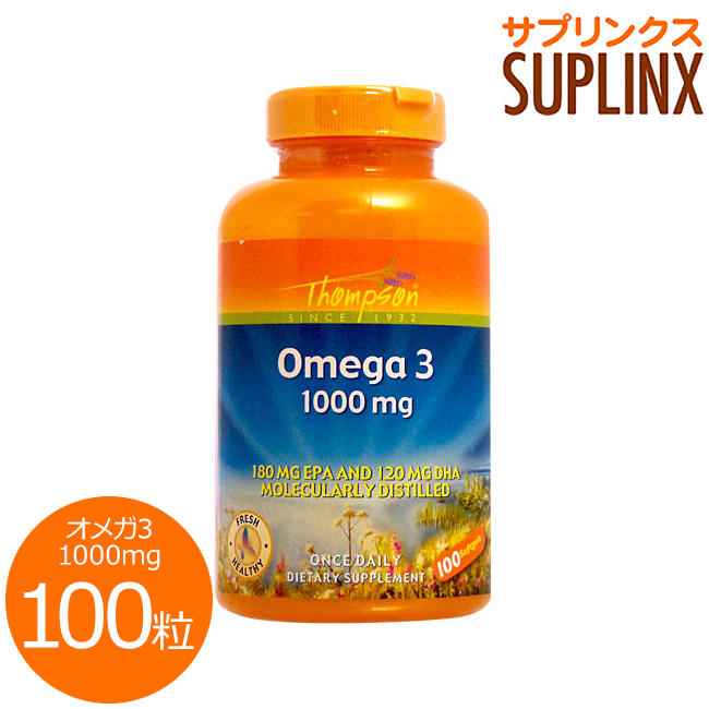 Suplinx 1 000 Mg Of Omega 3 Epa Dha Component 100 Supplement