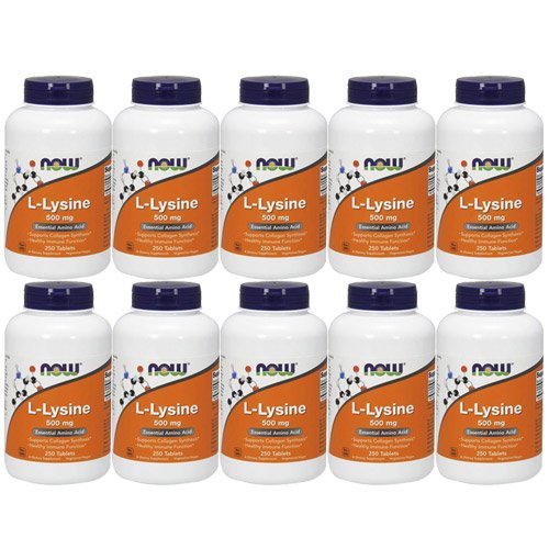 Lリジン 500mg 250粒(ベジタリアン仕様) サプリメント 健康サプリ サプリ アミノ酸 リジン now ナウ 栄養補助 栄養補助食品 アメリカ 国外 タブレット 通販