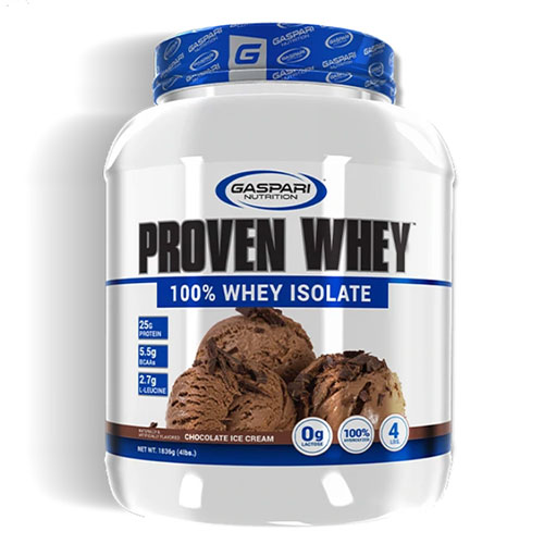 プルーブン ホエイ（ホエイアイソレート）プロテイン ※チョコレート風味 1,836g（約54杯分）[Proven Whey Protein 筋トレ ダイエット GaspariNutrition ガスパリ ギャスパリ タンパク質 232-26674]｜SUPMART USA