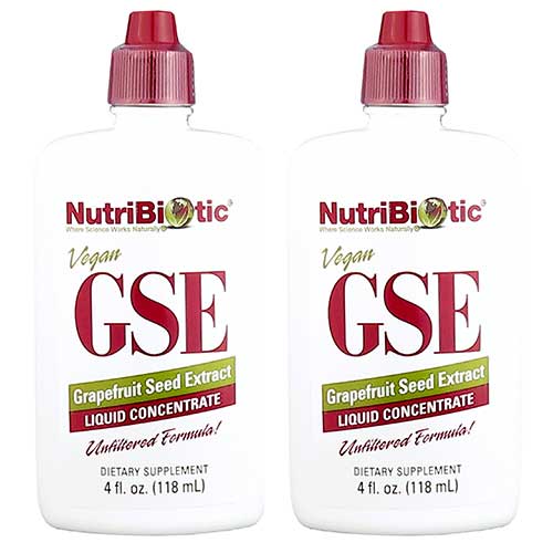 【2個セット】【お得用サイズ】GSEリキッド（グレープフルーツシードエキス）／4オンス（118ml）