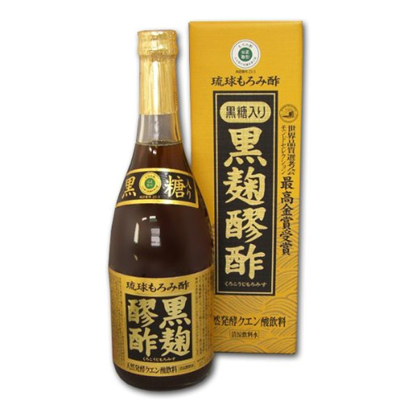 販売実績No.1 沖縄特産 泡盛天然醸造黒麹醪酢 黒糖 720ml×12本セット 食品 fucoa.cl