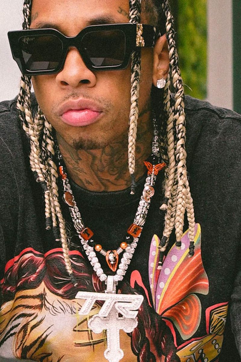 【EVAE MOB 公式】Tyga Collaboration Necklace - F - ORANGE エバーモブ ストリート ファッション  ヒップホップ ダンス 大きいサイズ ゆったり トレンド エイサップロッキー | SUPPLIER