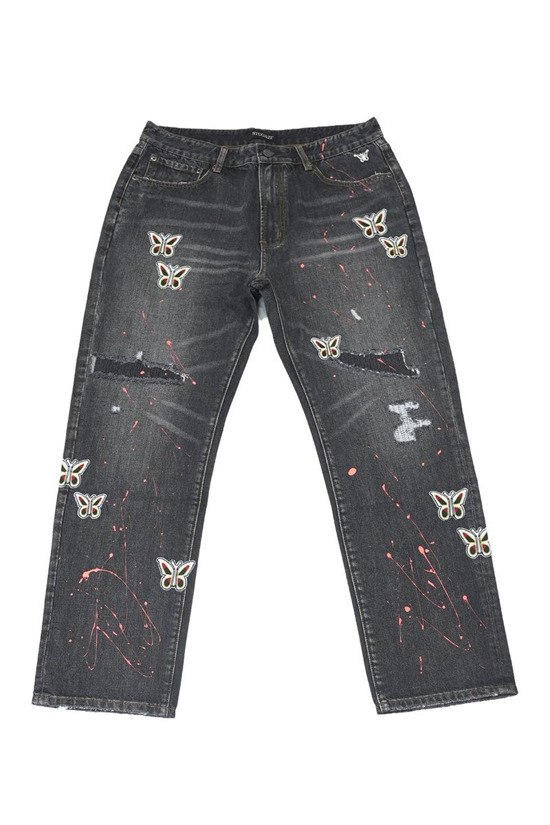 楽天市場】【STUGAZI 公式】Stugazi Butterfly Crushed Denim