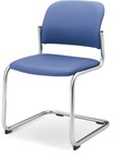 コクヨKOKUYO CK-M102○○○○-N 会議用イス 100シリーズ 肘なしタイプ メッキ脚タイプ カンチレバー脚タイプ