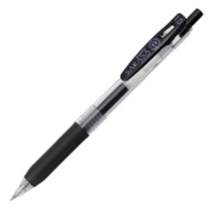 ( お徳用 500セット ) ZEBRA ゼブラ ボールペン サラサクリップ 【1.0mm/黒】 ゲルインク ノック式 JJE15-BK|ビジネスサプライセンター