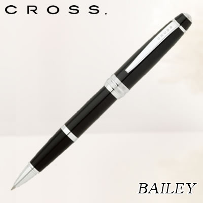 【貨物輸送無料】CROSS(差し交わす) セレクチップローラーボール BAILEY(ベイリー) 黒いこと NAT0455-7