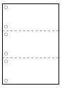 【代引っ張ること不可】日本書きとどめる紙A4ミシン目入り口・入口質問用紙【A4 3取り分ける 6穴／2500枚】
