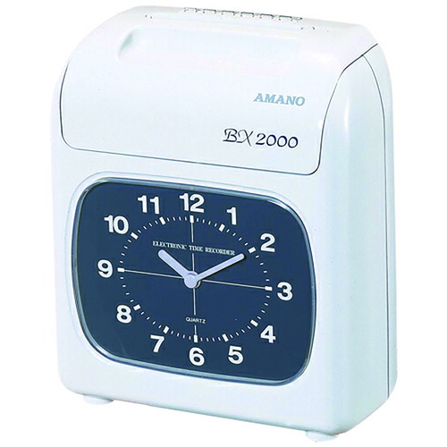 楽天市場】アマノ タイムレコーダー ホワイト BX-6000-W