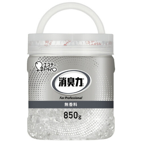 消臭力 業務用 ビーズタイプ 室内 トイレ用 本体 無香料 大容量 850g×6個 セット 部屋 トイレ 消臭剤 消臭 芳香剤 業務用