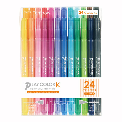 楽天市場】プレイカラーK 水性サインペン 36色セット GCF-013（GCF013