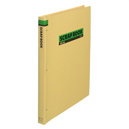 楽天市場】プラス(PLUS)スクラップブック 両面クラフト紙表紙 A4-S 中