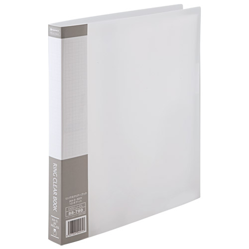 リング式クリアーブック透明10冊D051J-10CL