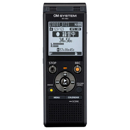 OMデジタルソリューションズ ICレコーダー ブラック WS-883BLK
