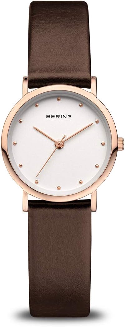 BERING ベーリング 腕時計 レディース ブラウン カーフベルト×ローズゴールド サファイアガラス 13426-564