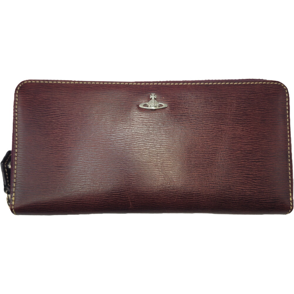 Vivienne Westwood ヴィヴィアンウエストウッド ラウンドファスナー長財布 ボルドー K50780 アウトレット