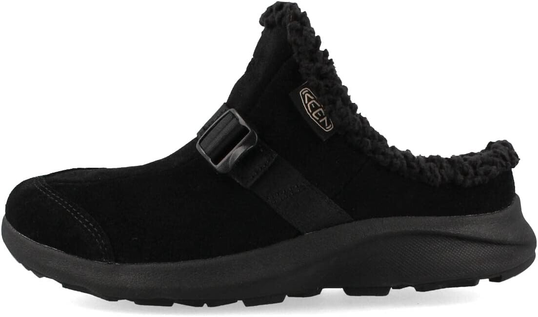 キーン KEEN スニーカー HOOD CLOG フッド クロッグ レディース 秋冬サンダル 家庭用スリッパ 防寒 黒いこと 1026802