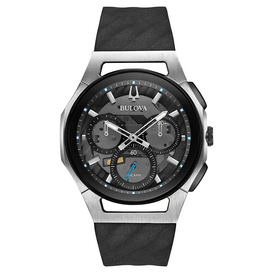 楽天市場】Bulova(ブローバ）カーブ クロノグラフQZ メンズ