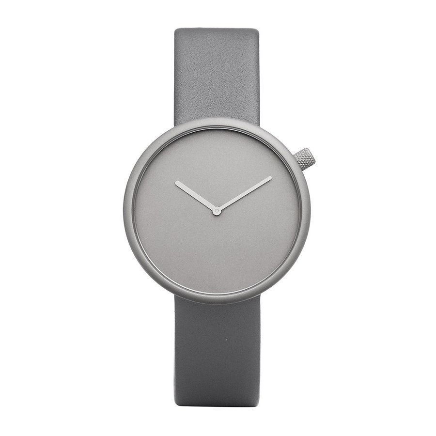 bulbul ブルブル 腕時計 コペンハーゲン ストーングレー チタン ORE Stone Grey Titanium Coated Steel on Grey Italian Leather