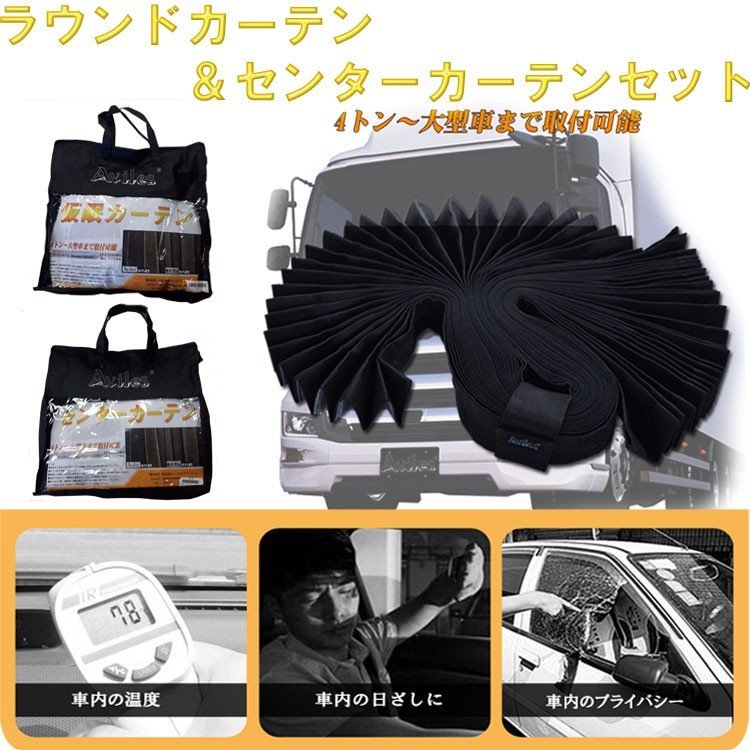 楽天市場】送料無料 クオン H17.11〜H29.04ラウンド 仮眠 カーテン UD 新型 大型 カーテン 日よけ 遮光 99.9% Aviles 4  t 10t トラック オリジナル アイマスク付属 5カラー : 物流サポートショップTSUBASA