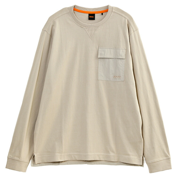 ヒューゴボス HUGO BOSS BOSS ロンT 衣嚢 50547818-271_LIGHT_BEIGE【新作】