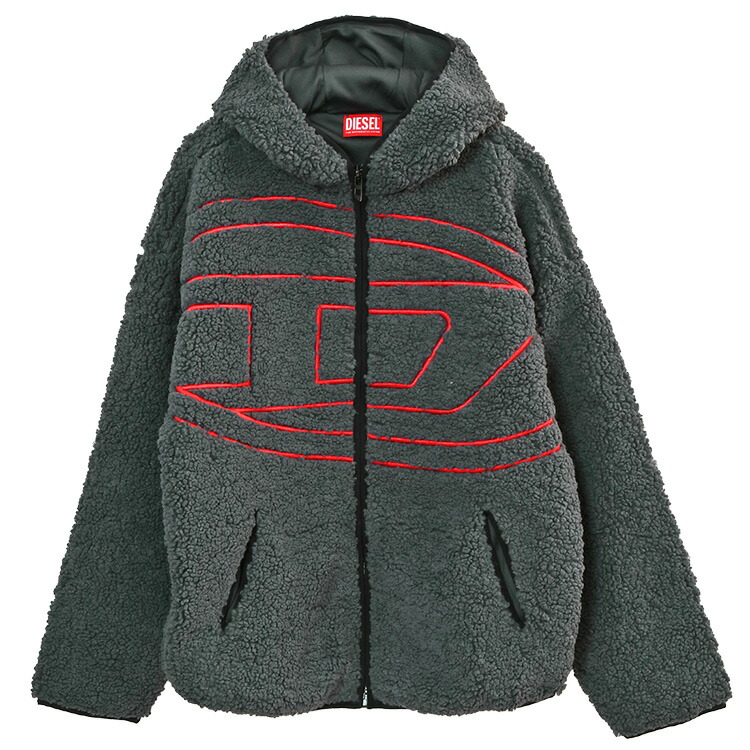 楽天市場】DIESEL ディーゼル フリースジャケット A03045 サイズXL