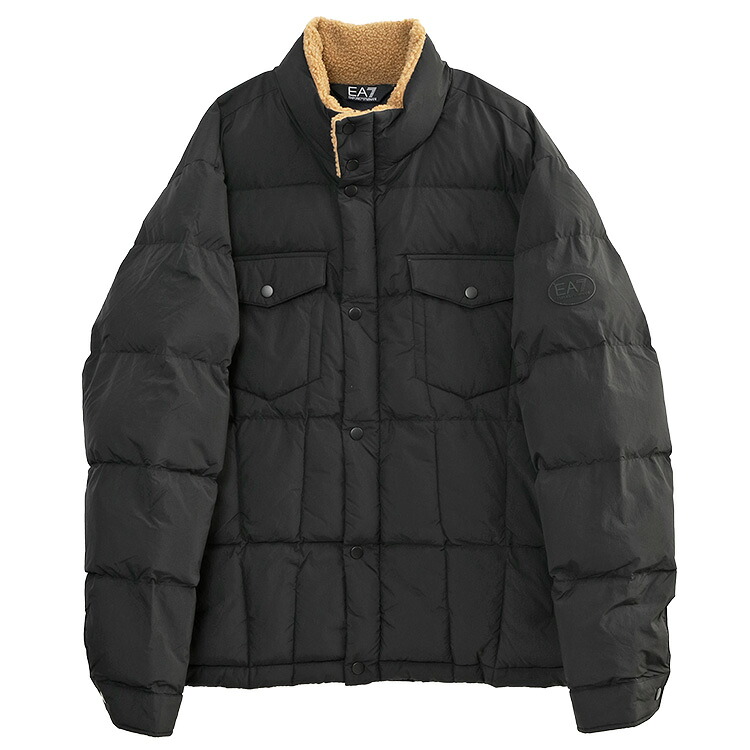 エンポリオ アルマーニ EMPORIO ARMANI EA7 パッド入りジャケット テディボア スタンドカラー 7M000725-AF15951-UC001【新作】