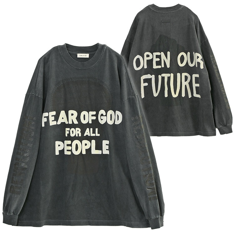 フィア オブ ゴッド FEAR OF GOD ロングスリーブTシャツ フューチャー FG25FW10-10403HWJ-001_BLACK【新作】