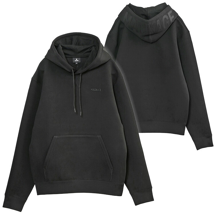 マッカージュ MACKAGE パーカー KOLTON-BLACK【新作】