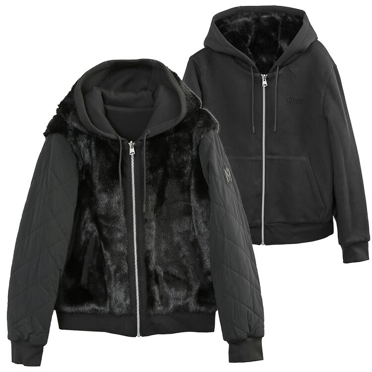 マッカージュ MACKAGE リバーシブルパーカー エコファー GWENDAL-BLACK【新作】｜インポートブランド MK5 SUPREMO