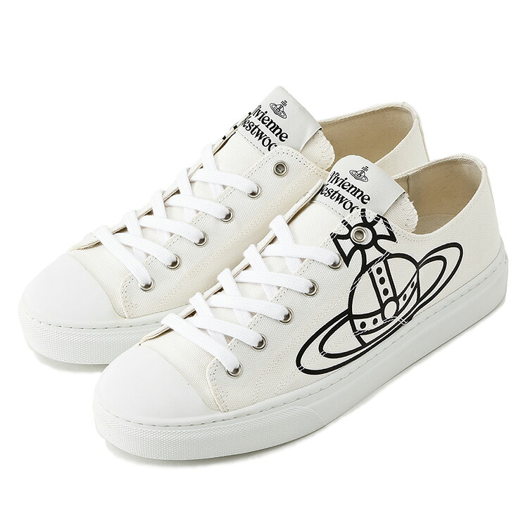 ヴィヴィアンウエストウッド Vivienne Westwood スニーカー ORBプリント 75020005MｰW0165 PLIMSOLL LOW TOP 2.0-A401【新作】｜インポートブランド MK5 SUPREMO