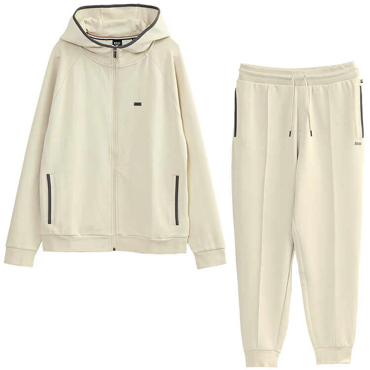 ヒューゴボス HUGO BOSS BOSS セットアップ 50557206/50557197-131_OPEN_WHITE【新作】